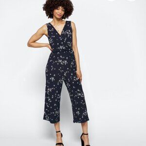 Kaileigh Camlia Knit Cropped Jumpsuit Size XS